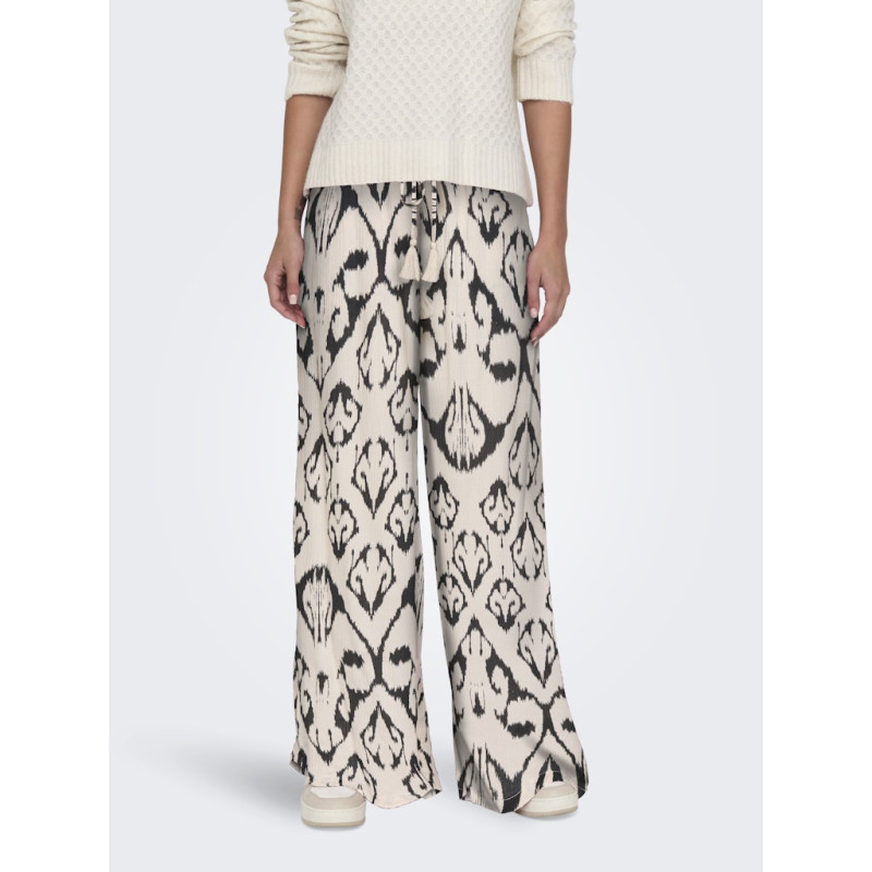 JDY Bree Life Bukser - Cement / Black_Big_Ikat