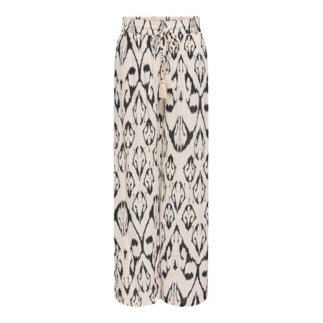 JDY Bree Life Bukser - Cement / Black_Big_Ikat