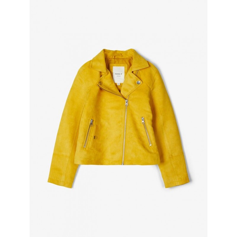 50% UDSALG PÅ NAME IT KIDS MELLEN JACKET - Lemon Curry | Thebestbuy.dk