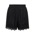 ONLY Lou Life Broderede Shorts - Sort