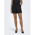 ONLY Lou Life Broderede Shorts - Sort