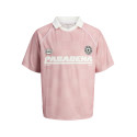 JACK & JONES JUNIOR Lido Mesh Polo - Pink Icing