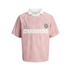JACK & JONES JUNIOR Lido Mesh Polo - Pink Icing