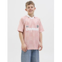 JACK & JONES JUNIOR Lido Mesh Polo - Pink Icing