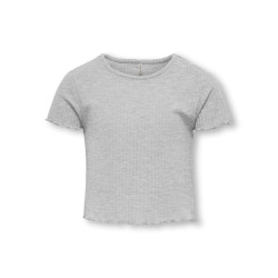 KIDS ONLY Nella Top - Light Grey Melange