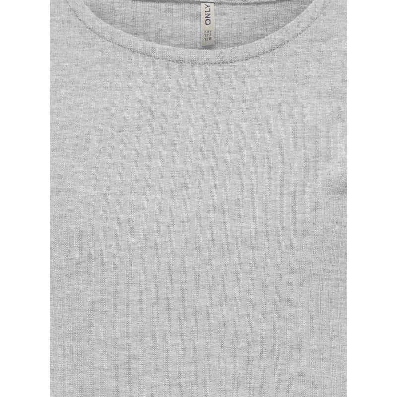 KIDS ONLY Nella Top - Light Grey Melange