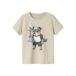 NAME IT KIDS Fuldme T-shirt - Peyote