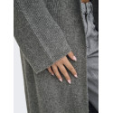 ONLY Alpha L/S Maxi Strik Cardigan - Medium Grey Melange