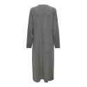ONLY Alpha L/S Maxi Strik Cardigan - Medium Grey Melange