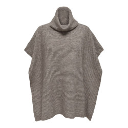 ONLY Lovisa Life Strik Poncho - Camel