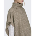 ONLY Lovisa Life Strik Poncho - Camel