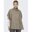 ONLY Lovisa Life Strik Poncho - Camel
