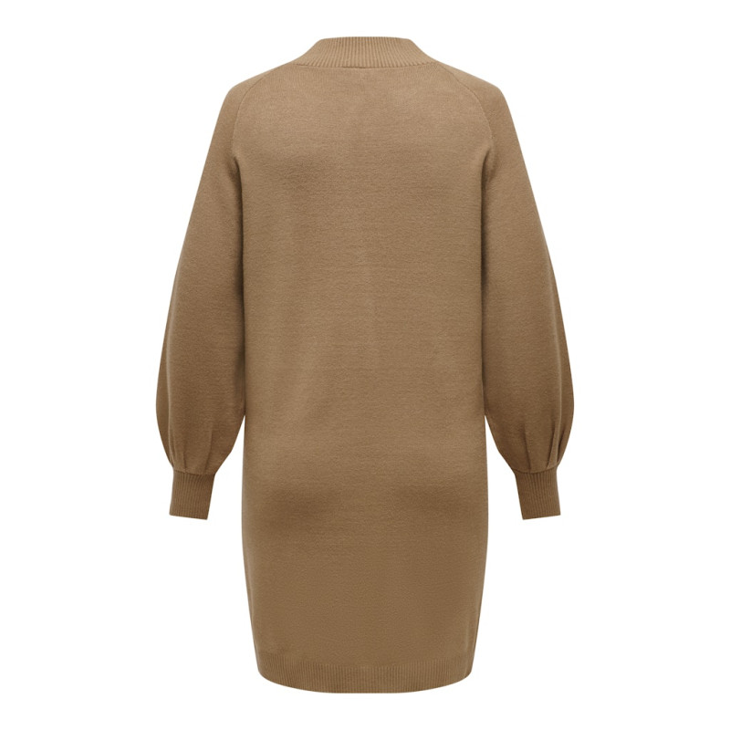 ONLY CARMAKOMA Frida Life Strik Kjole - Toasted Coconut