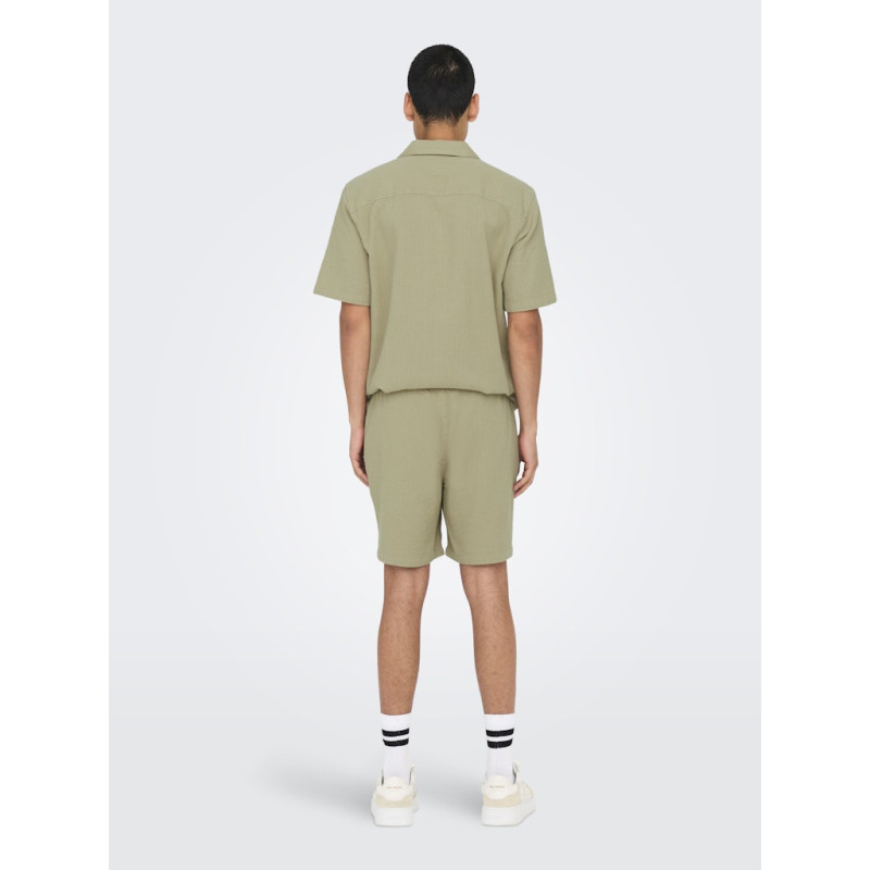 ONLY & SONS Bertil Waffle Shorts - Twill