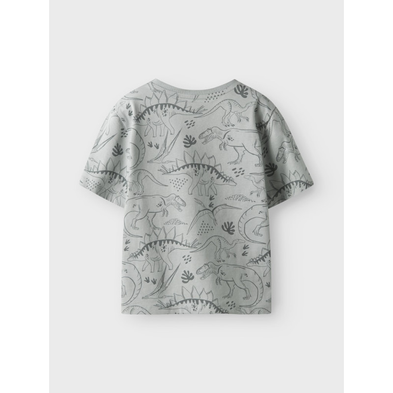 NAME IT MINI Valther T-shirt - Aqua Gray