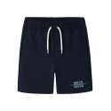 NAME IT KIDS Henlo Sweat Shorts - Dark Sapphire