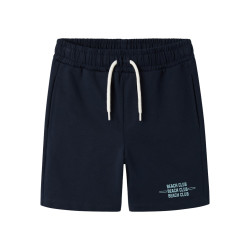 NAME IT KIDS Henlo Sweat Shorts - Dark Sapphire
