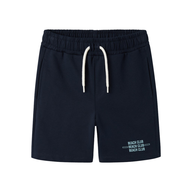NAME IT KIDS Henlo Sweat Shorts - Dark Sapphire