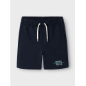 NAME IT KIDS Henlo Sweat Shorts - Dark Sapphire