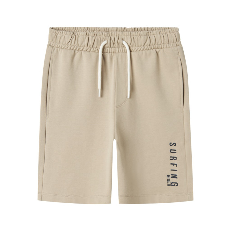 NAME IT KIDS Henlo Sweat Shorts - Island Fossil