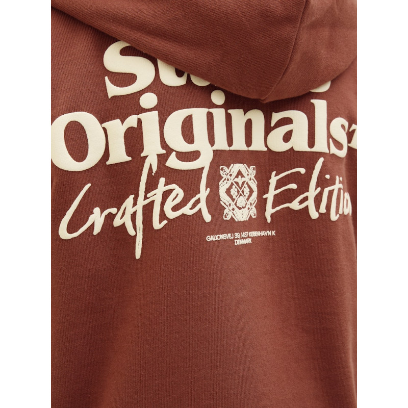 JACK & JONES JUNIOR Paros Type Hoodie - Arabian Spice