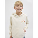JACK & JONES JUNIOR Paros Type Hoodie - Antique White