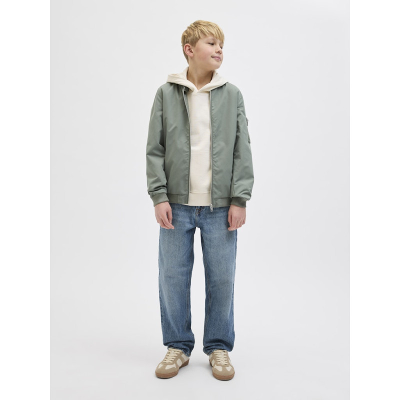 JACK & JONES JUNIOR Paros Type Hoodie - Antique White