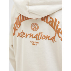 JACK & JONES JUNIOR Paros Type Hoodie - Antique White