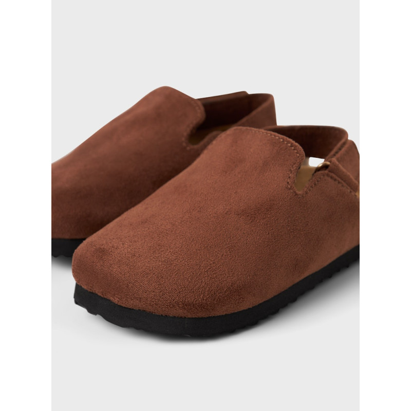 NAME IT MINI Avery Slippers - Bitter Chocolate