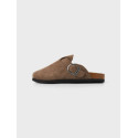 NAME IT KIDS Avery Slippers - Taupe Gray
