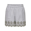 ONLY Lou Life Broderede Shorts - Kalamata / The It Stripe