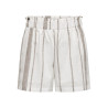 JDY Dorthea Shorts - Cloud Dancer / Shitake