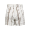 JDY Dorthea Shorts - Cloud Dancer / Shitake