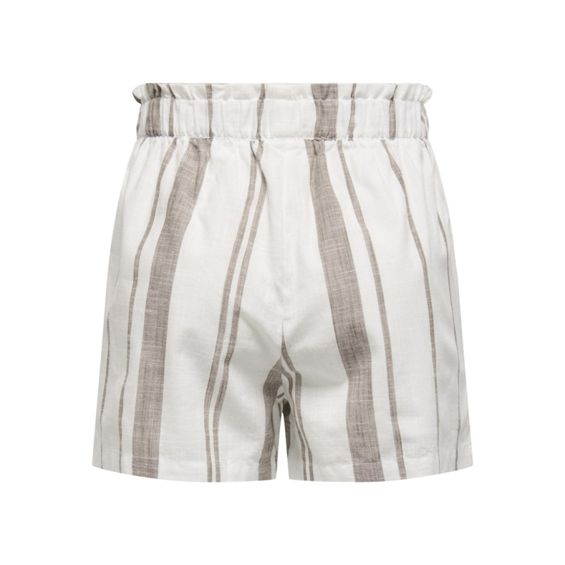 JDY Dorthea Shorts - Cloud Dancer / Shitake
