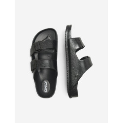 ONLY SHOES Christy Glitter Eva Sandaler - Sort