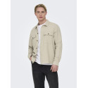 ONLY & SONS Kenneth Hør Overshirt - Silver Lining