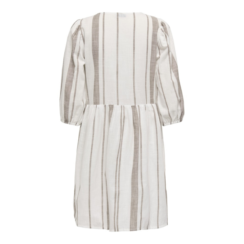 JDY Dorthea Kjole - Cloud Dancer / Shitake