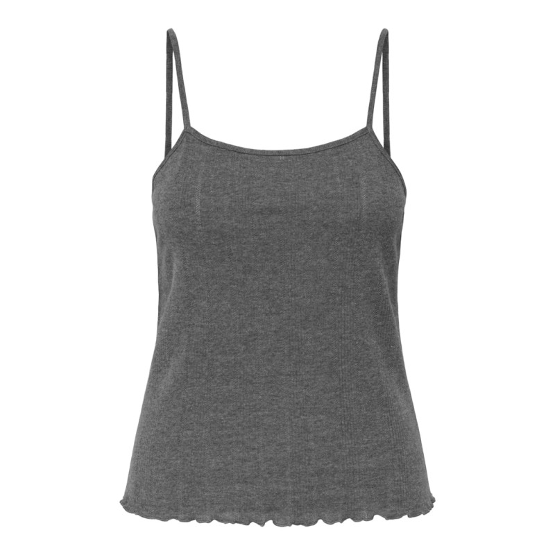 ONLY Tenna Singlet - Dark Grey Melange