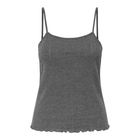 ONLY Tenna Singlet - Dark Grey Melange