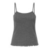 ONLY Tenna Singlet - Dark Grey Melange