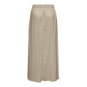 ONLY Caro Hør Maxi Nederdel - Oxford Tan