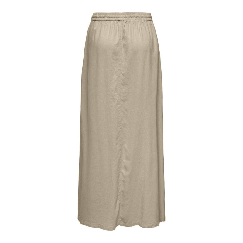 ONLY Caro Hør Maxi Nederdel - Oxford Tan