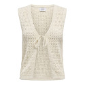 ONLY Annasofia Life Strikket Vest - Birch