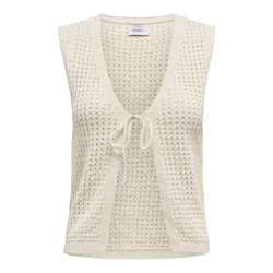 ONLY Annasofia Life Strikket Vest - Birch