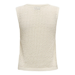 ONLY Annasofia Life Strikket Vest - Birch