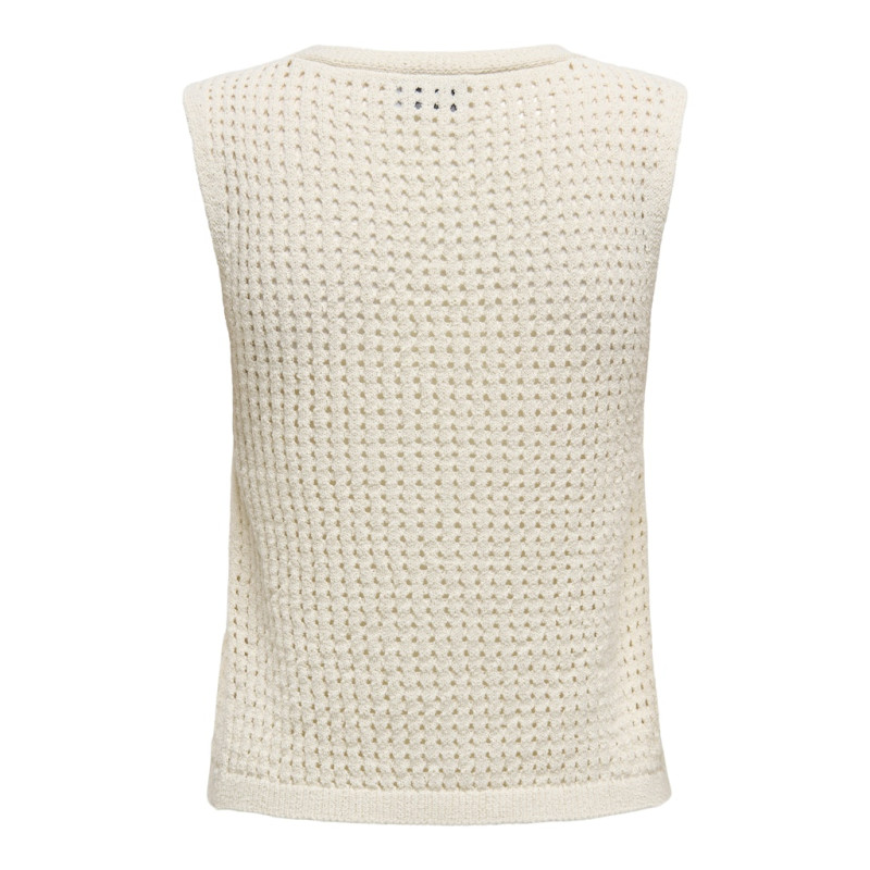 ONLY Annasofia Life Strikket Vest - Birch
