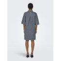 ONLY Gry S/S Denim Kjole - Grey Denim