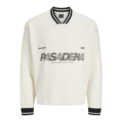 JACK & JONES CORE Horizon Sports Sweatshirt - Cloud Dancer