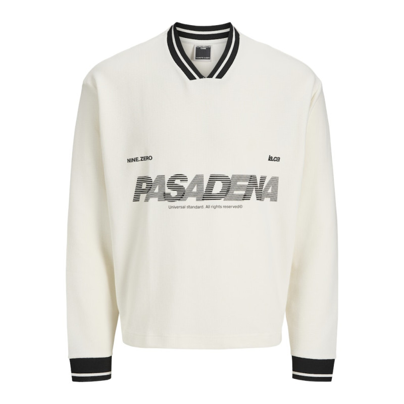 JACK & JONES CORE Horizon Sports Sweatshirt - Cloud Dancer