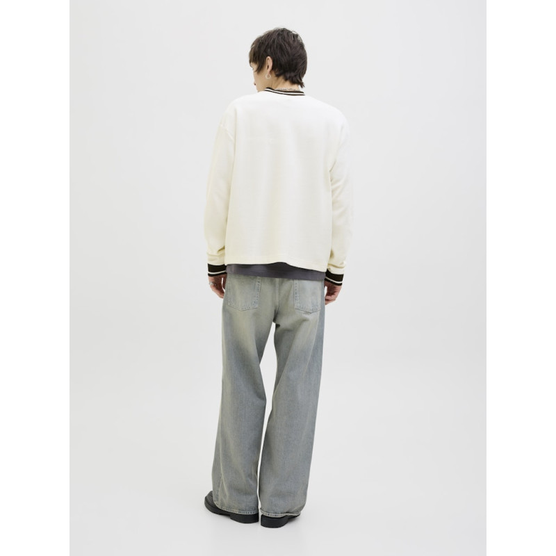 JACK & JONES CORE Horizon Sports Sweatshirt - Cloud Dancer